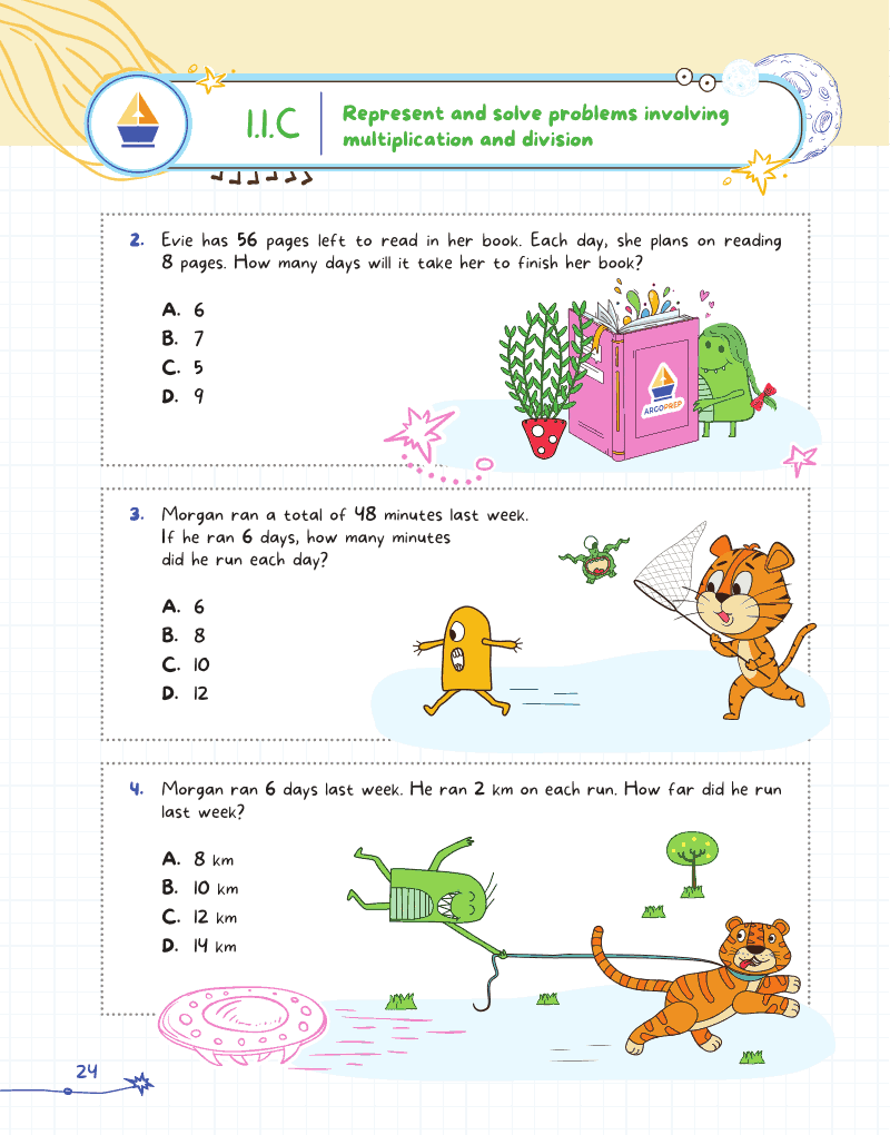 Introducing MATH! Grade 3 by ArgoPrep: 600+ Practice Questions Introducing MATH! Grade 3 by ArgoPrep: 600+ Practice Questions
