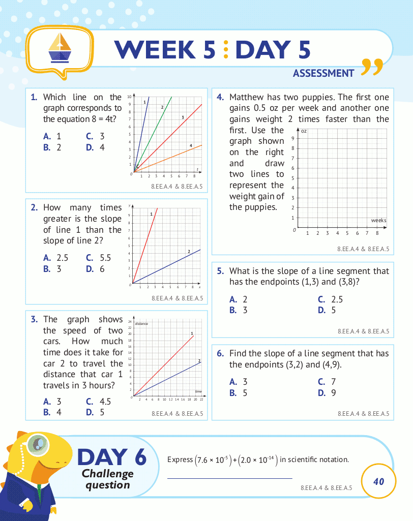 8th Grade Common Core Math: Daily Practice Workbook 8th Grade Common Core Math: Daily Practice Workbook