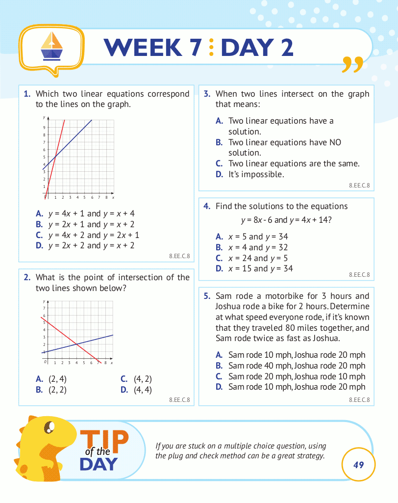 8th Grade Common Core Math: Daily Practice Workbook 8th Grade Common Core Math: Daily Practice Workbook