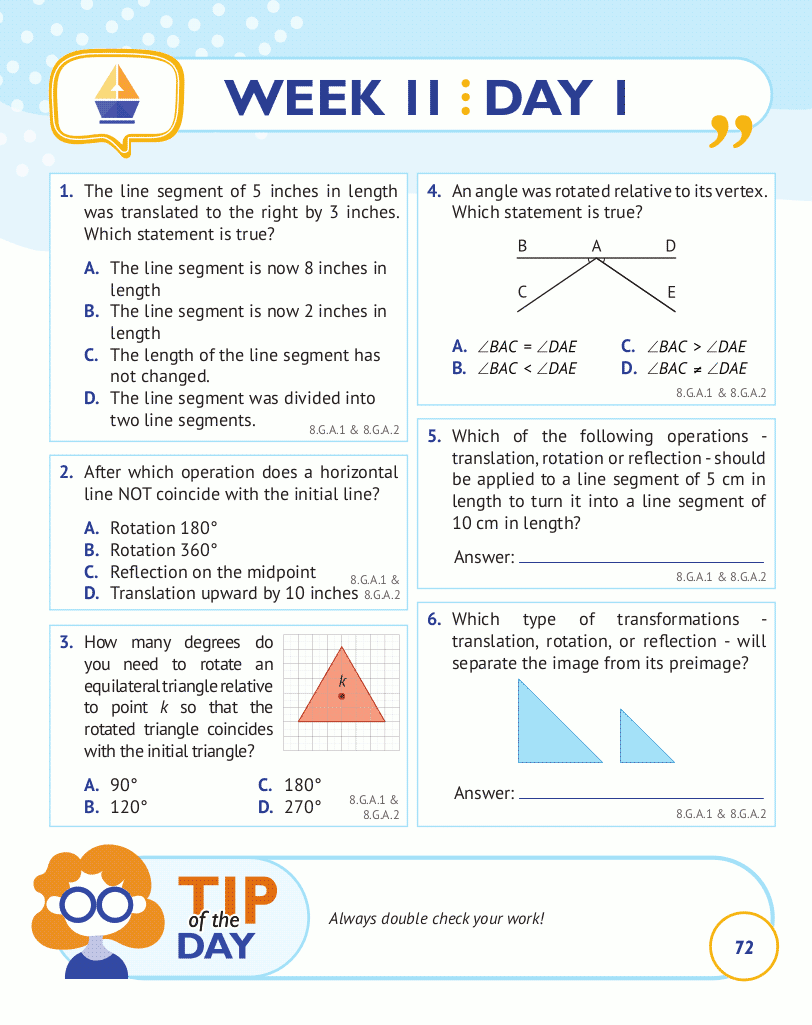 8th Grade Common Core Math: Daily Practice Workbook 8th Grade Common Core Math: Daily Practice Workbook