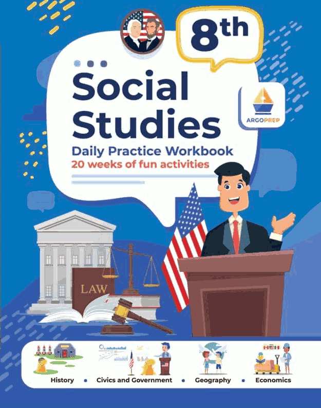 8th Grade Social Studies: Daily Practice Workbook