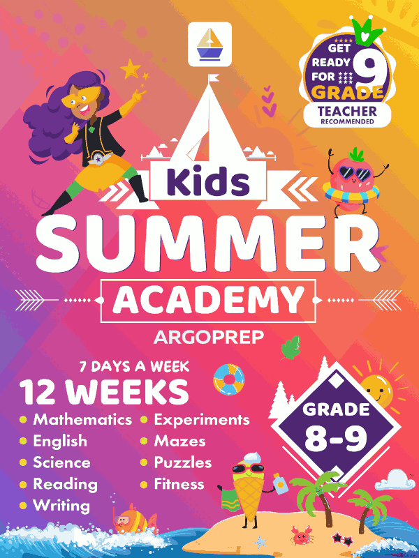 Kids Summer Academy By Argoprep: Grade 8-9