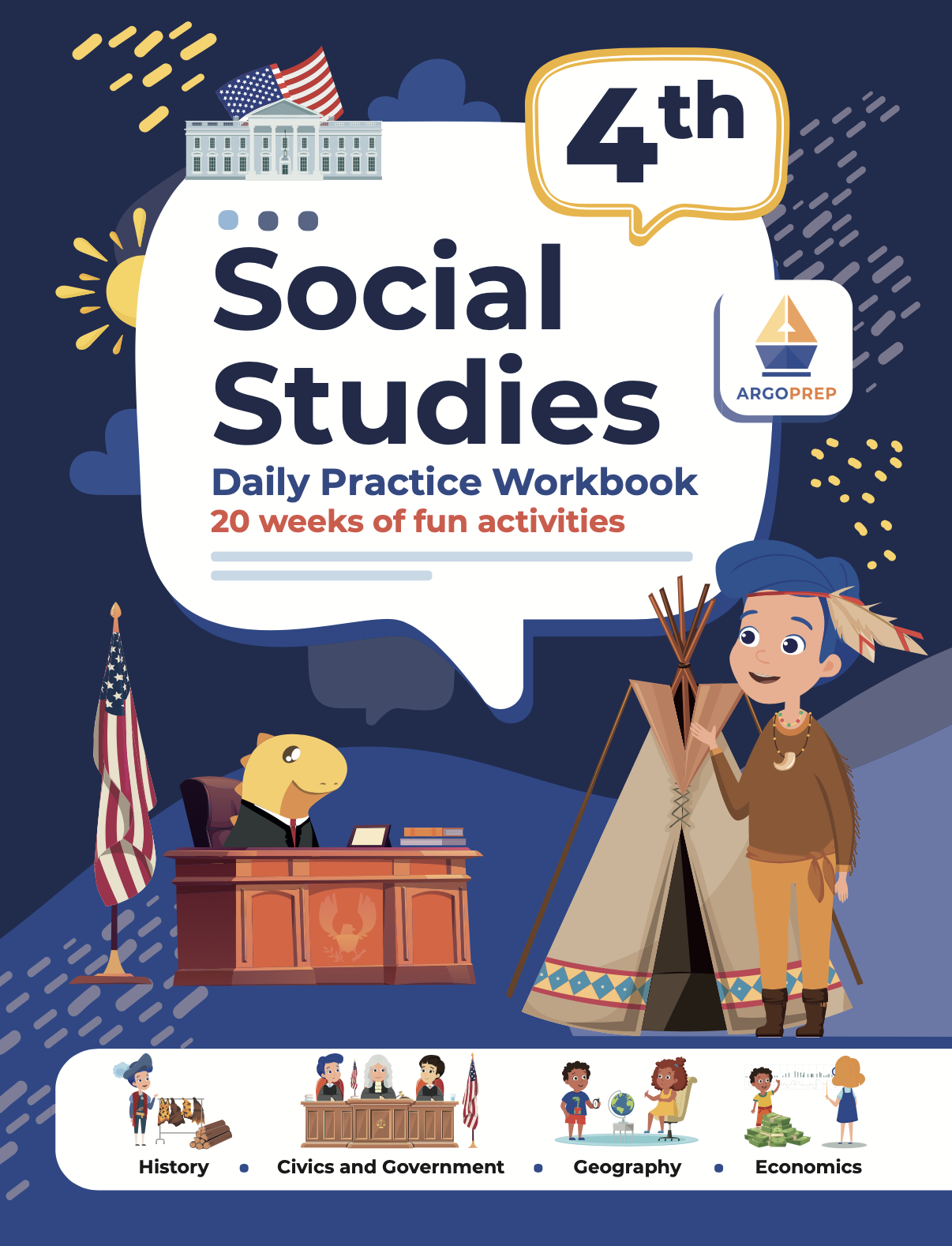 4th Grade Social Studies: Daily Practice Workbook
