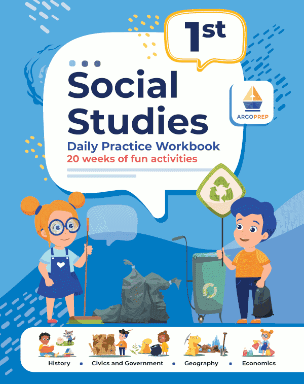 1st Grade Social Studies: Daily Practice Workbook