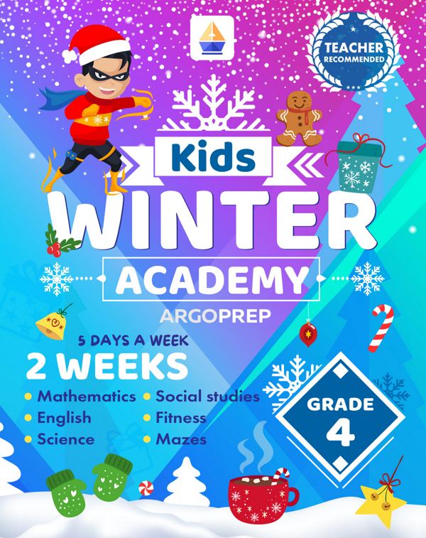 Kids Winter Academy by ArgoPrep: Grade 4
