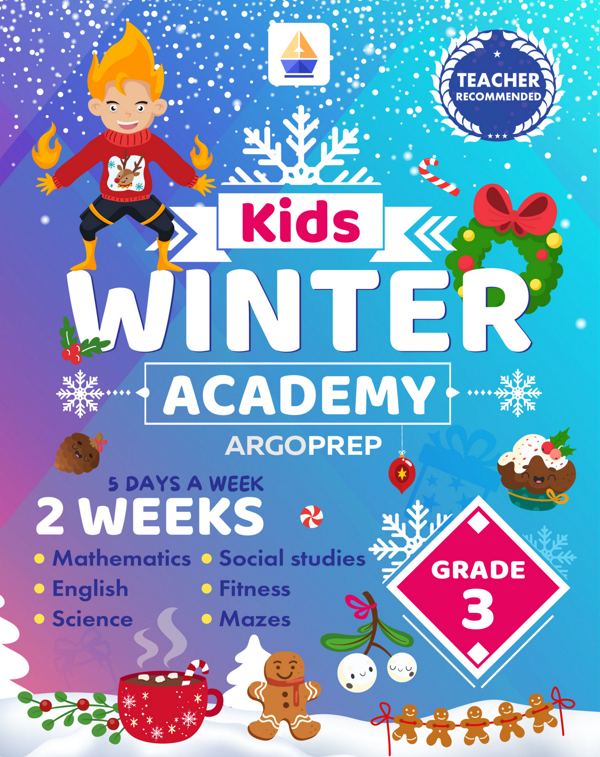 Kids Winter Academy by ArgoPrep: Grade 3