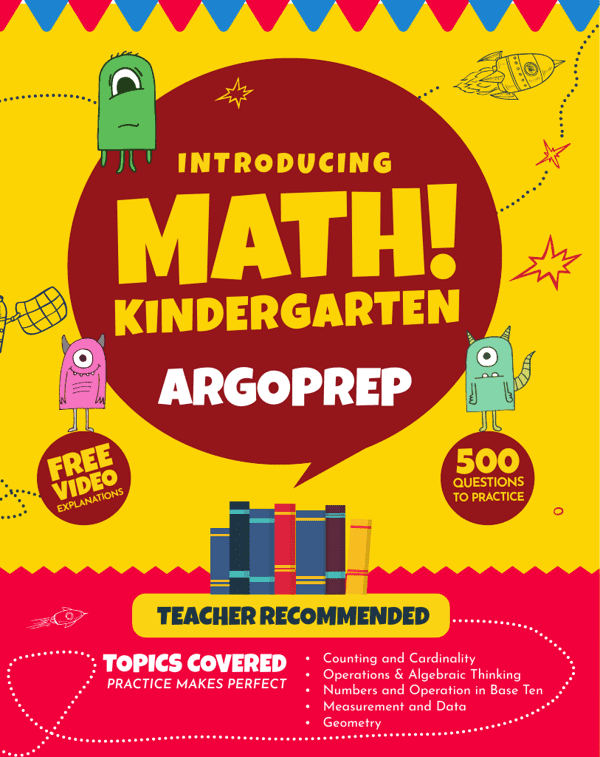 Introducing Math! Kindergarten Math 500+ Practice Questions