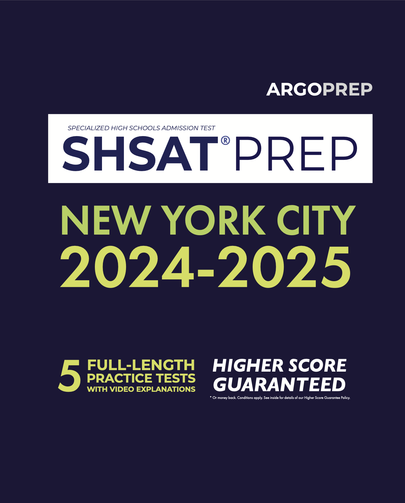 Shsat Prep: 5 Full Length Exams (Book 4)