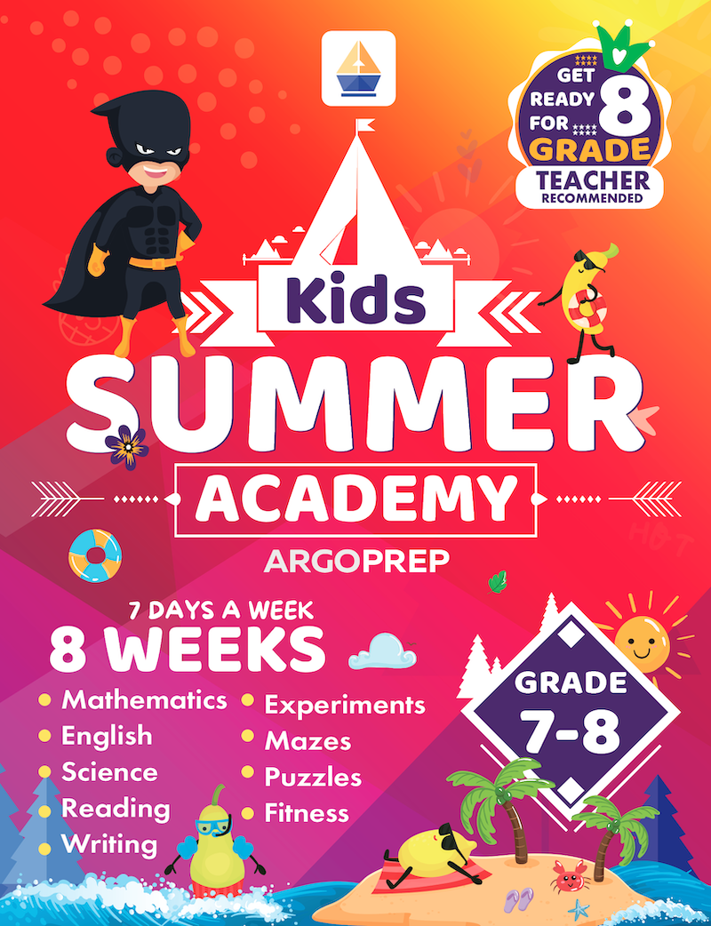 Kids Summer Academy by ArgoPrep: Grade 7-8