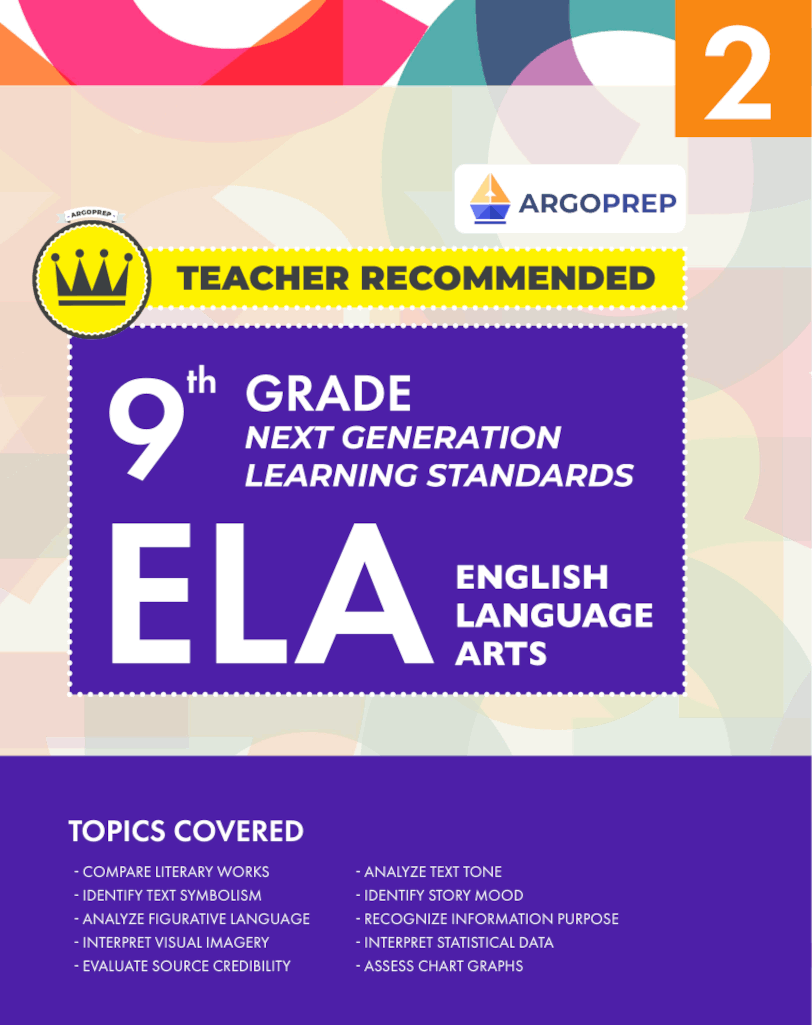 9th Grade Common Core ELA (English Language Arts) | Next Generation Learning Standards: Daily Practice Workbook #2