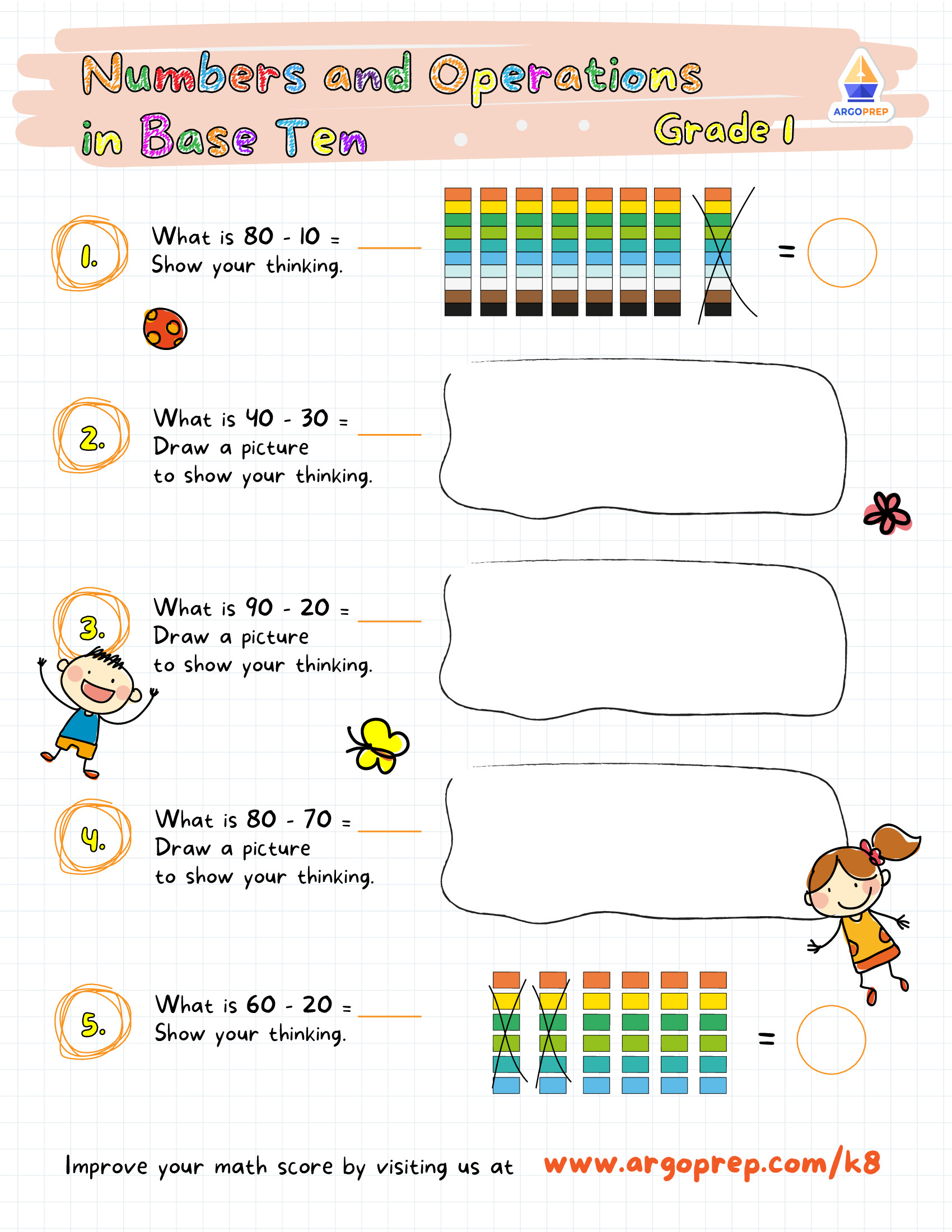 Base Ten Spring Subtraction