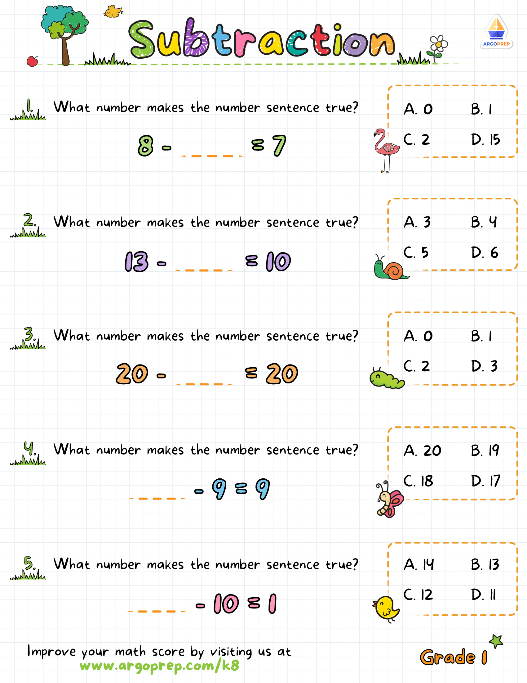 Spring into Subtraction