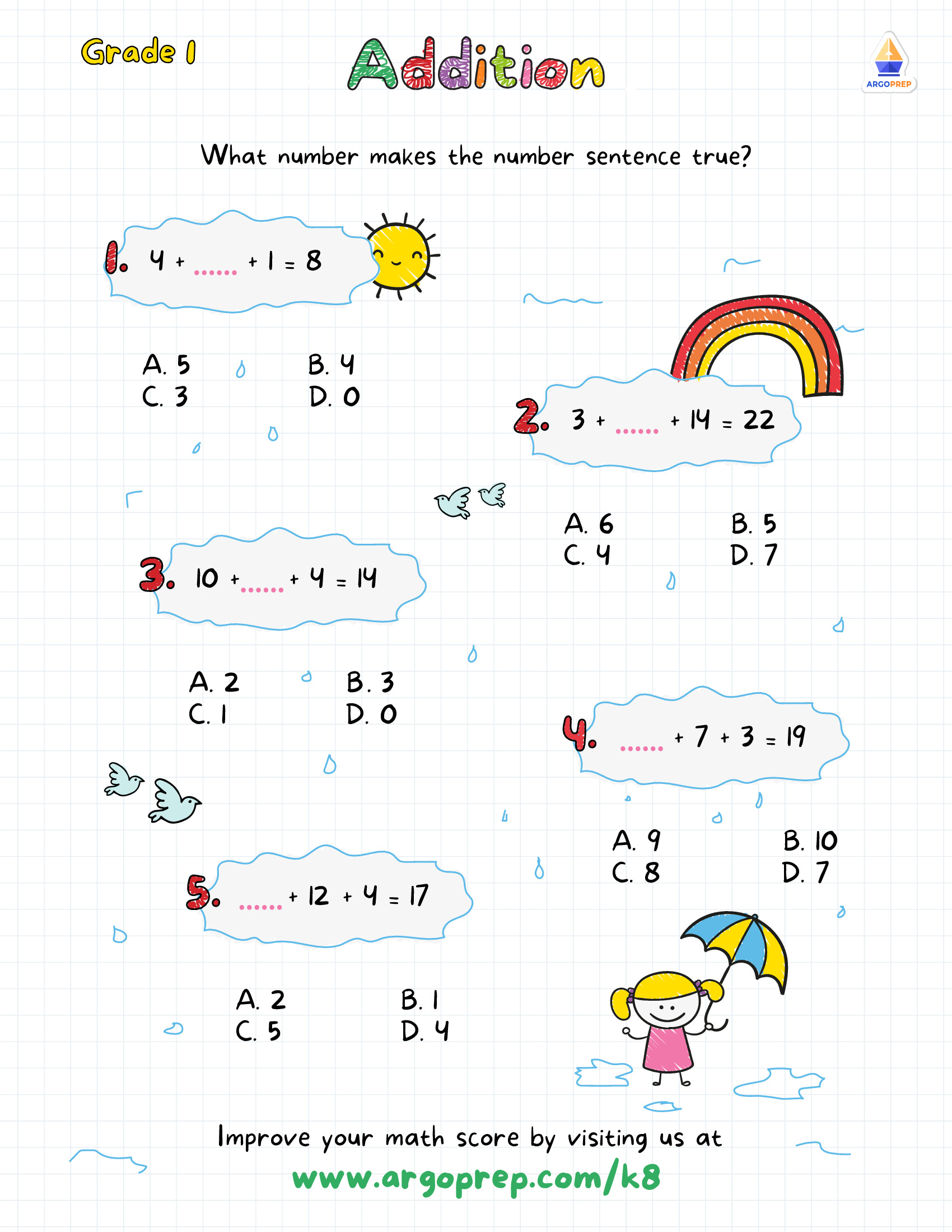 It's Raining Addends!