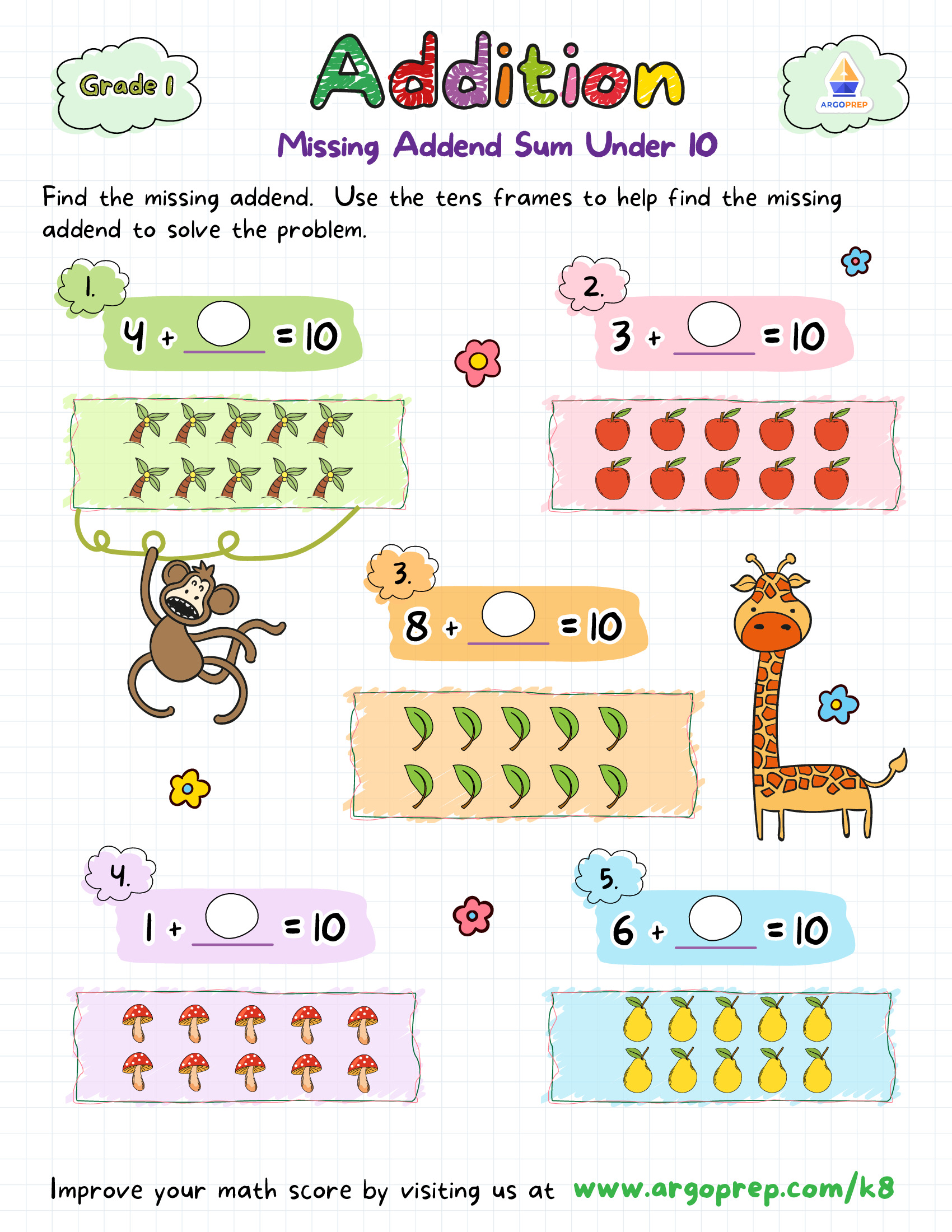 Animal Addends