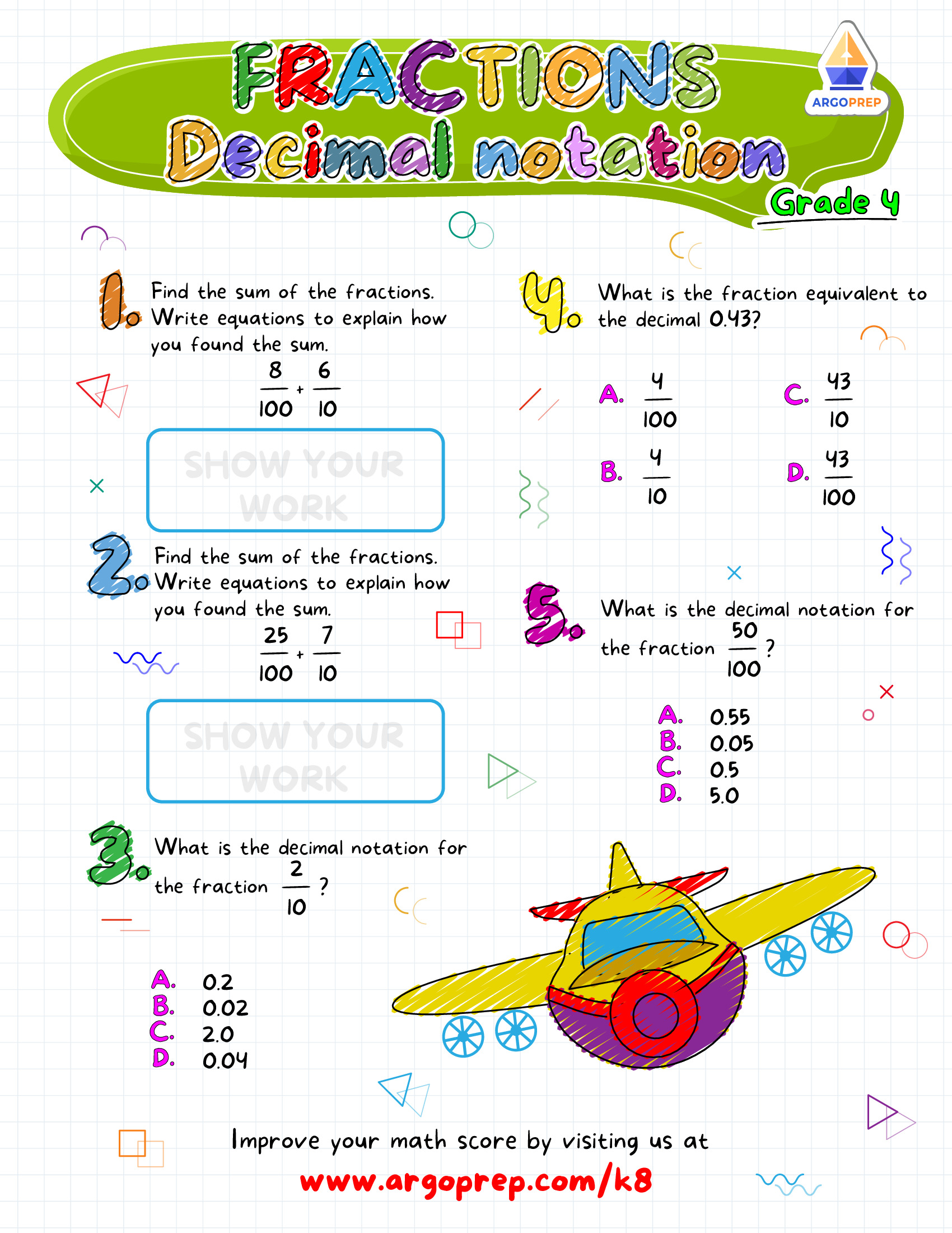 Fancy Flying with Fractions vs. Decimals