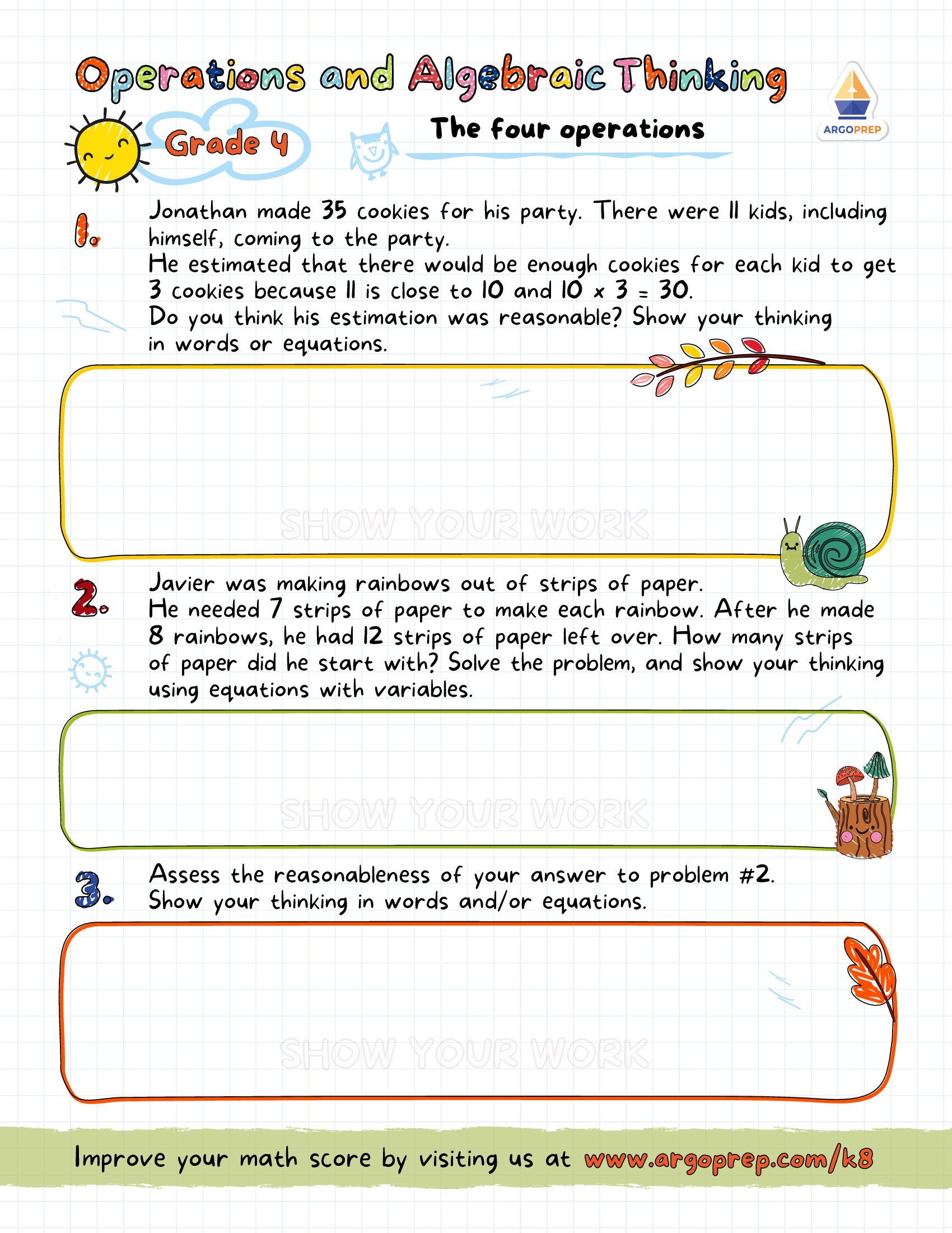 Insects, Operations, and Algebraic Thinking