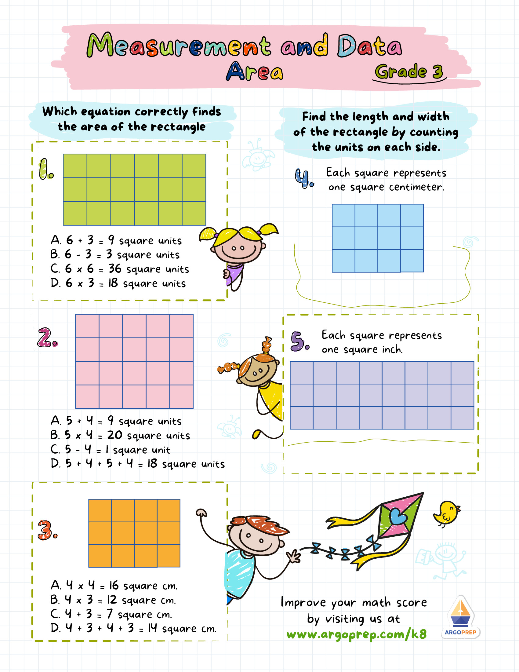 Length, Width, and Area Learners