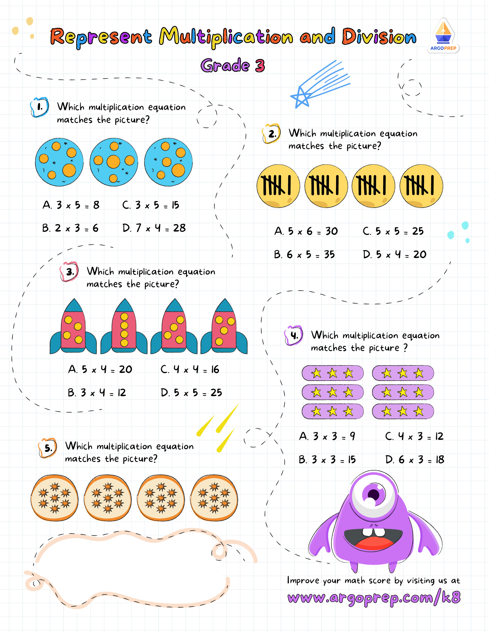 Blast Off Multiplication