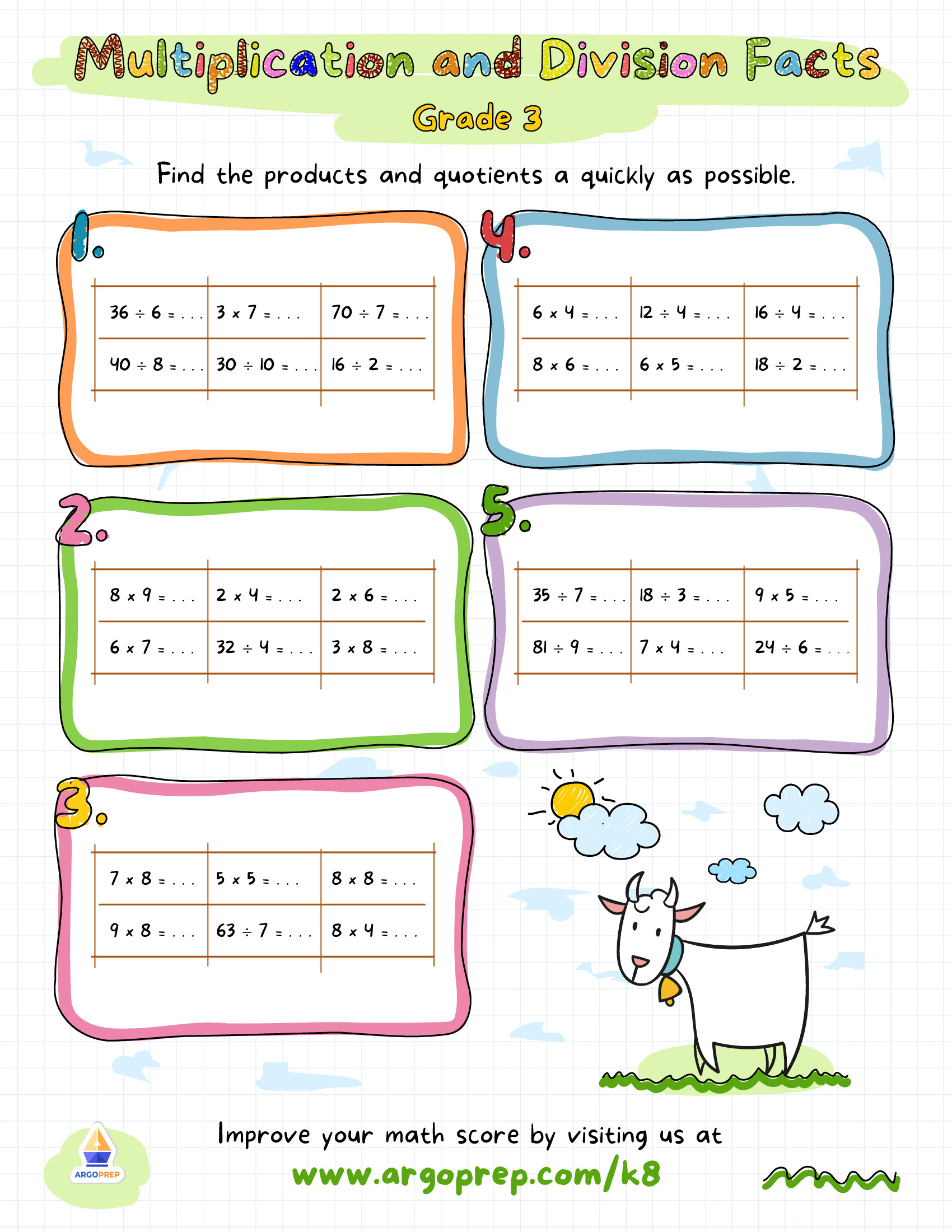 Speedy Products and Quotients