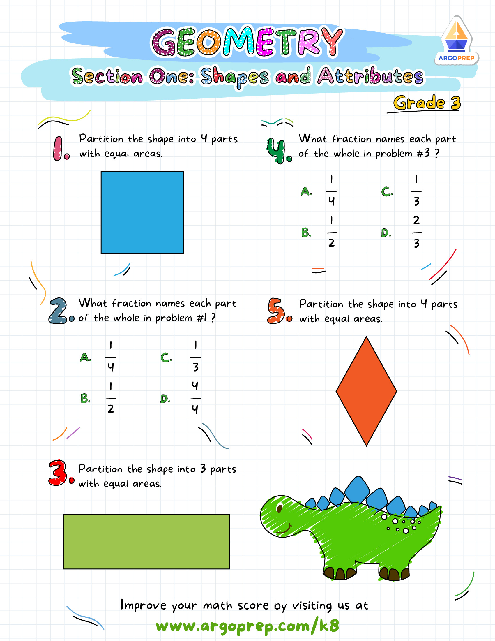 Fantastic Fractions and Equal Parts
