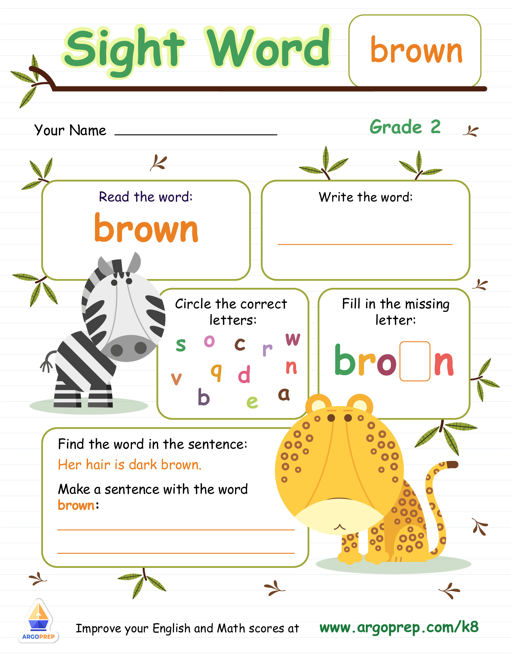 How Now "Brown"... Zebra?