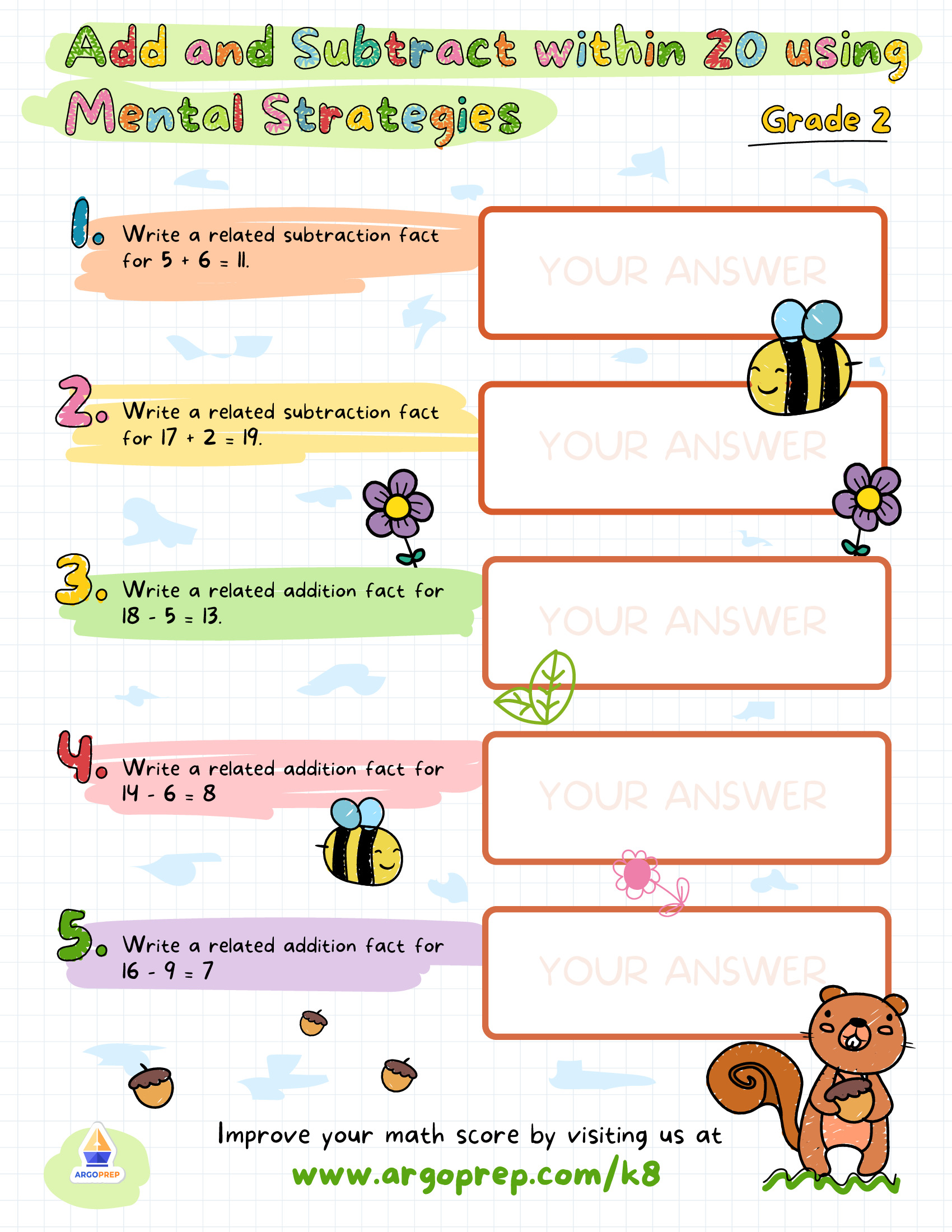 Sweet Bee Math Strategies