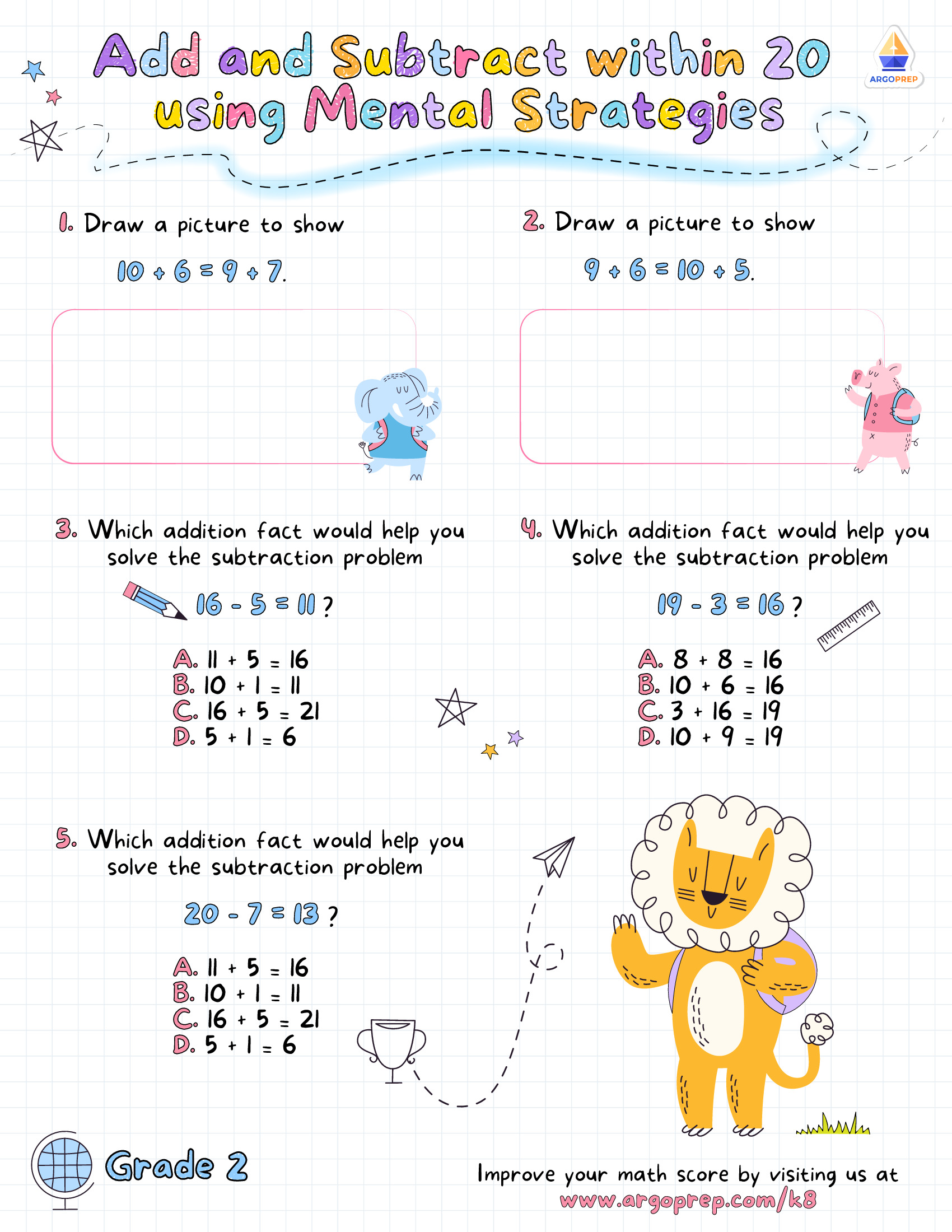 Add and Subtract with Mental Math