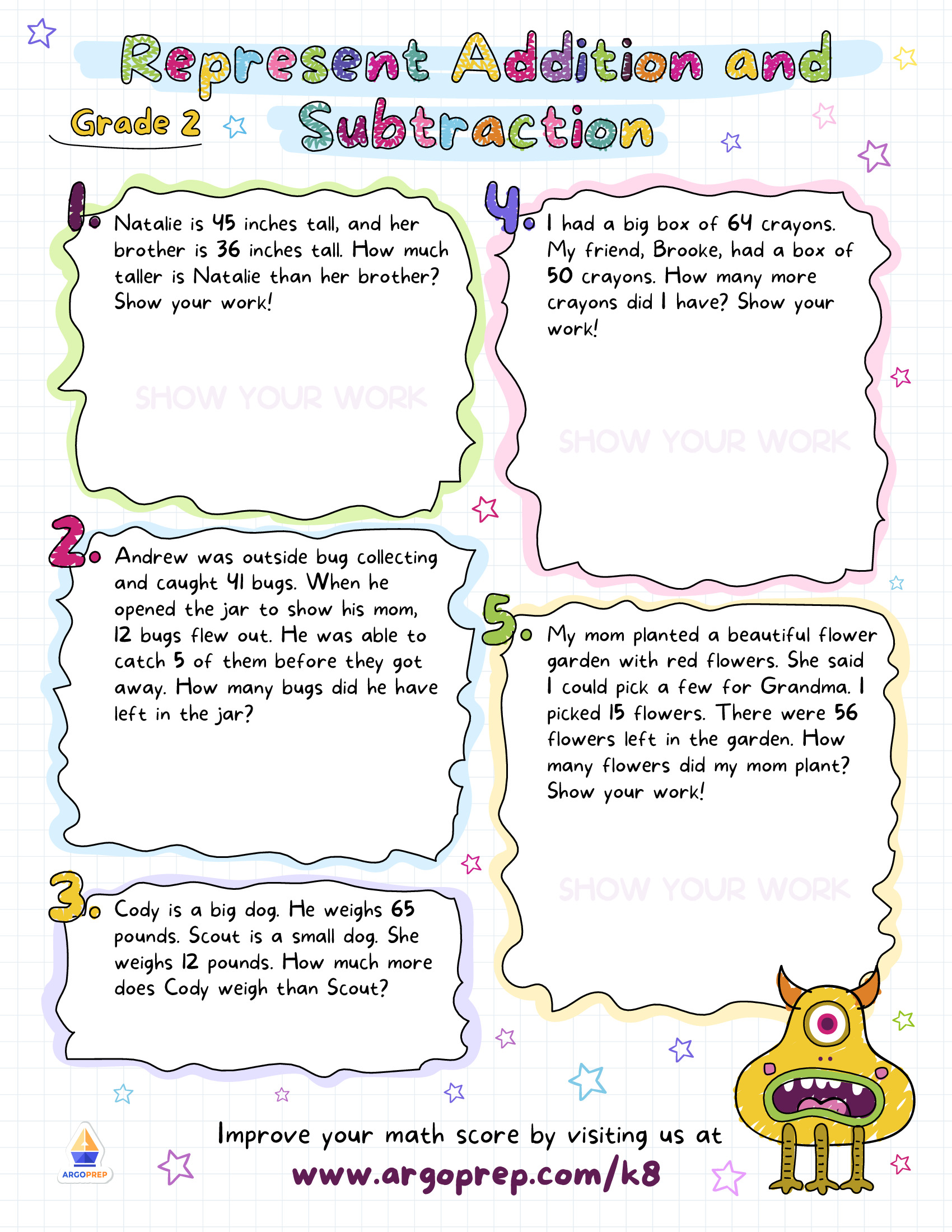 Monster Math Picture Facts