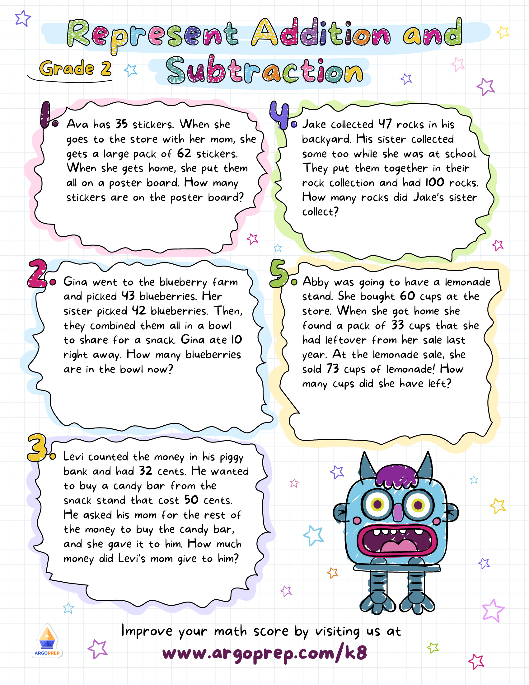 Monster Sums and Differences
