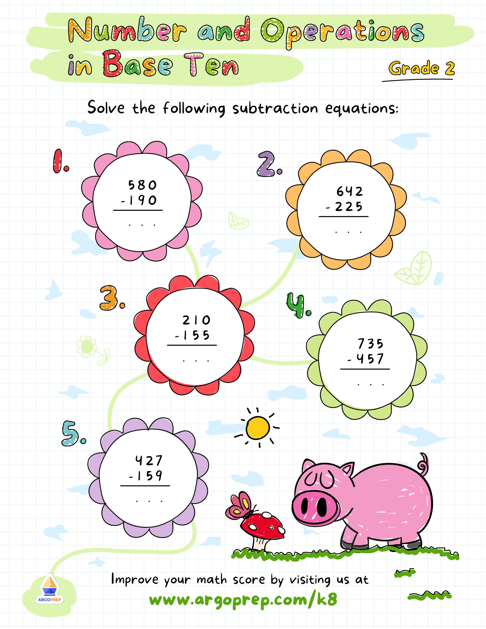 Sunflower Subtraction