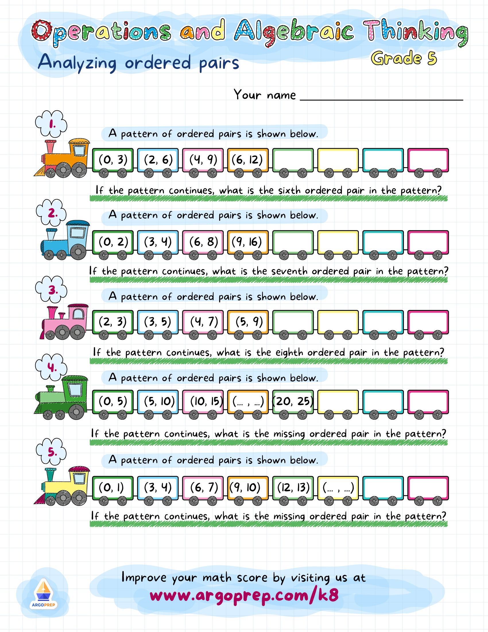 The Coordinate Pair Pattern Express