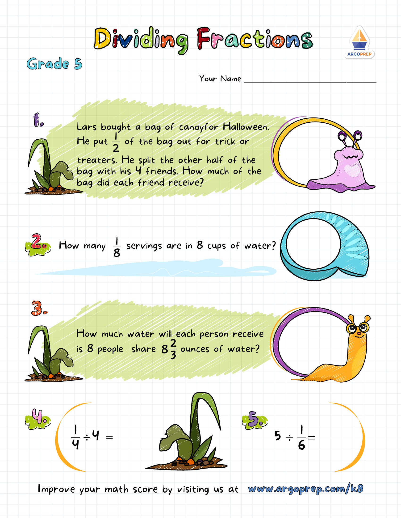 Snails and Fractions