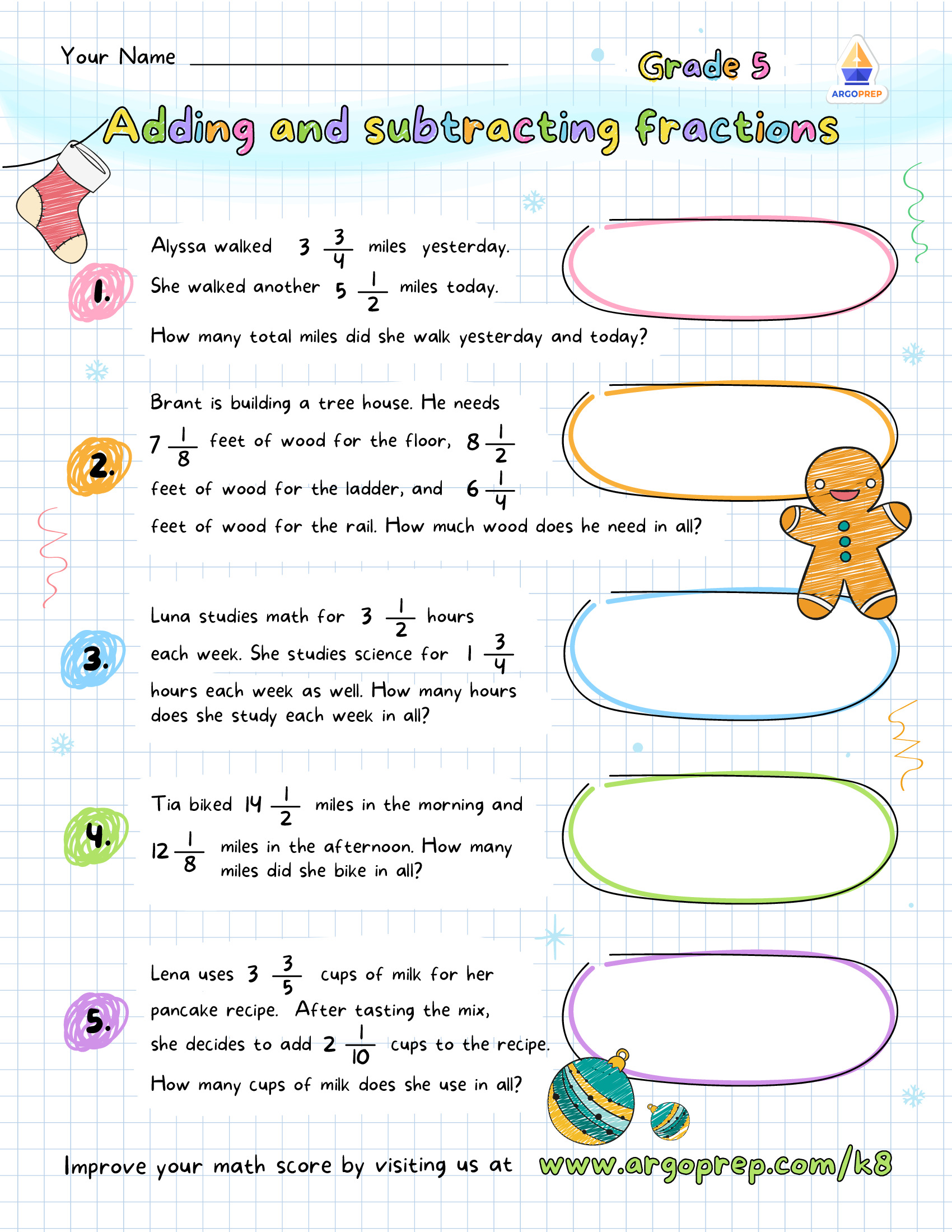 Festive Fractions