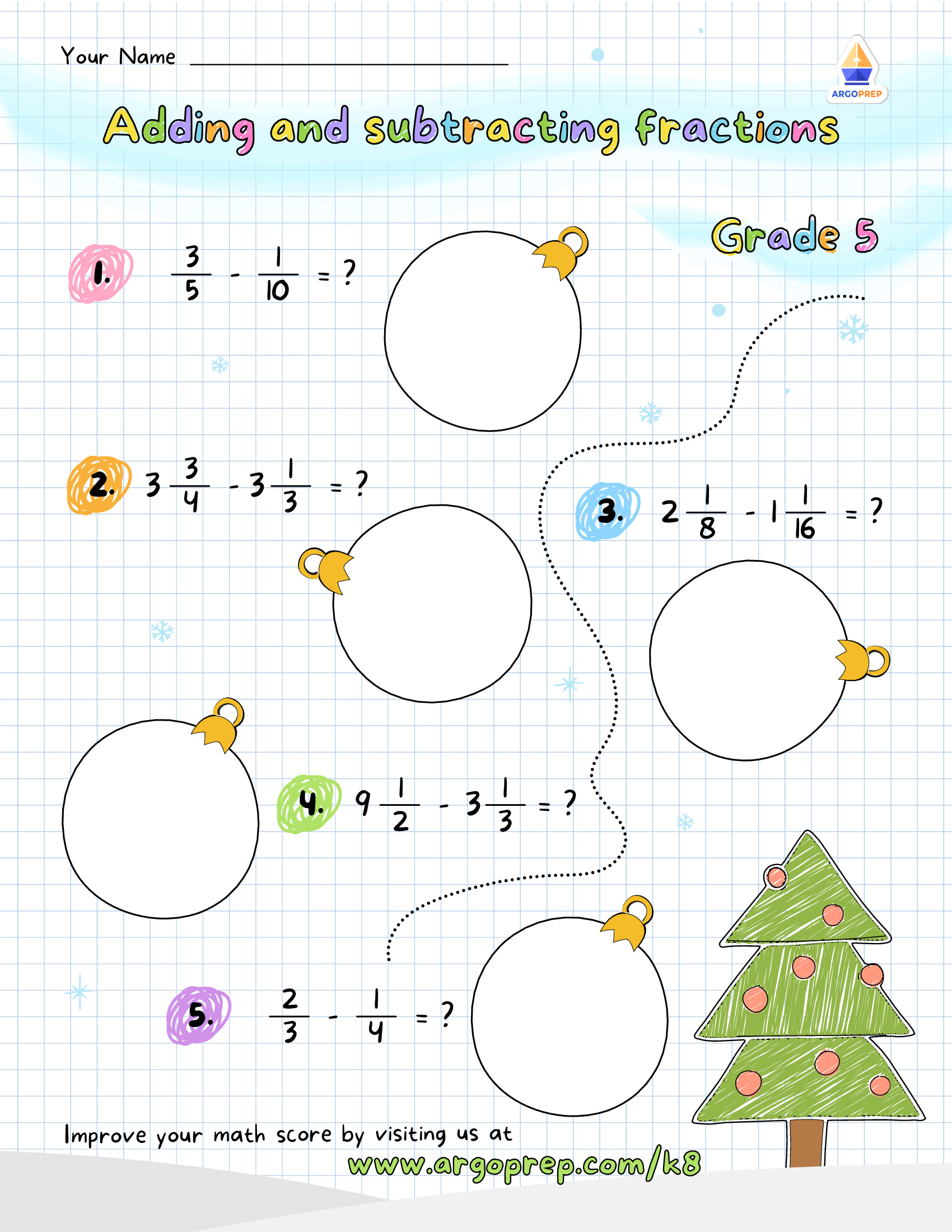 Fa! La! La! Fractions