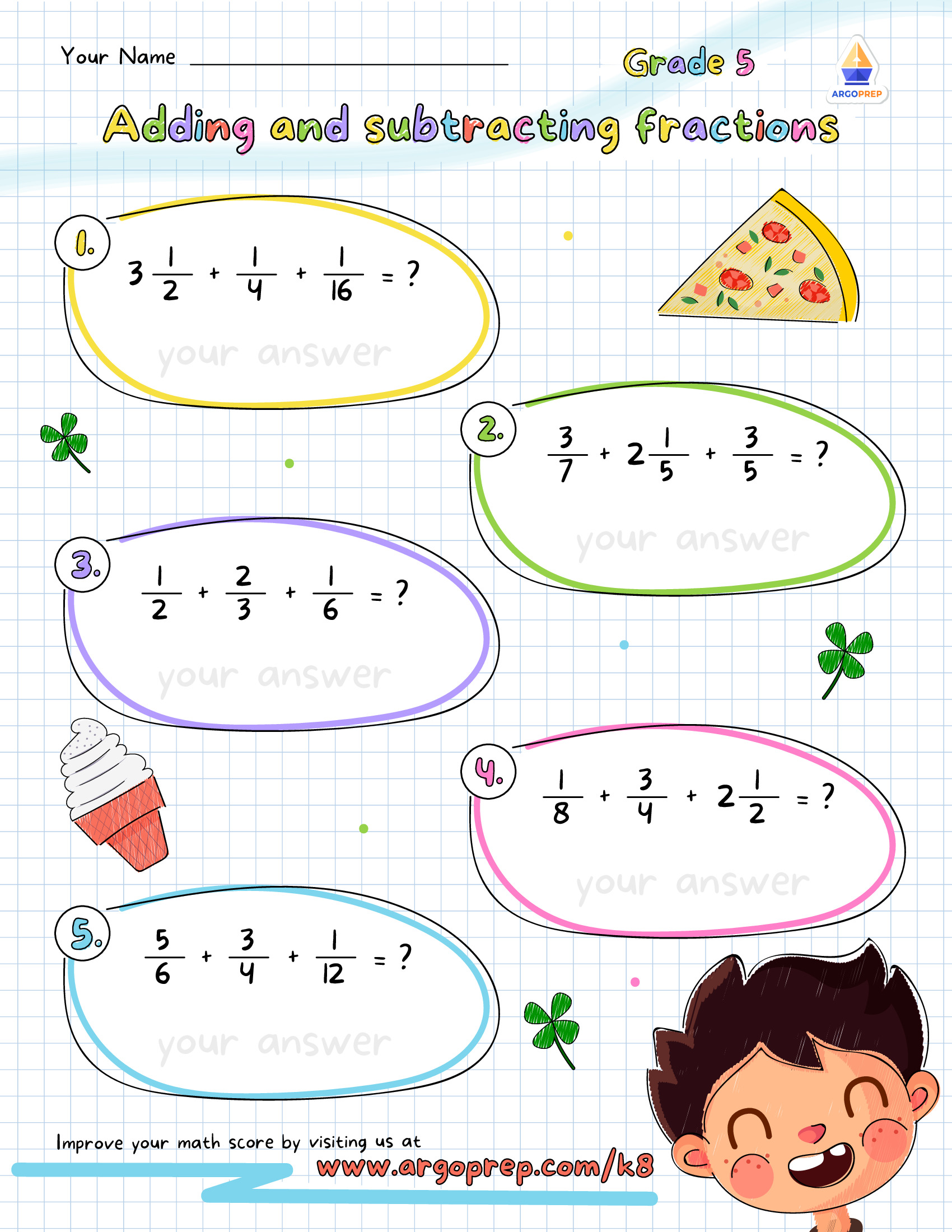 Fractions and Foods