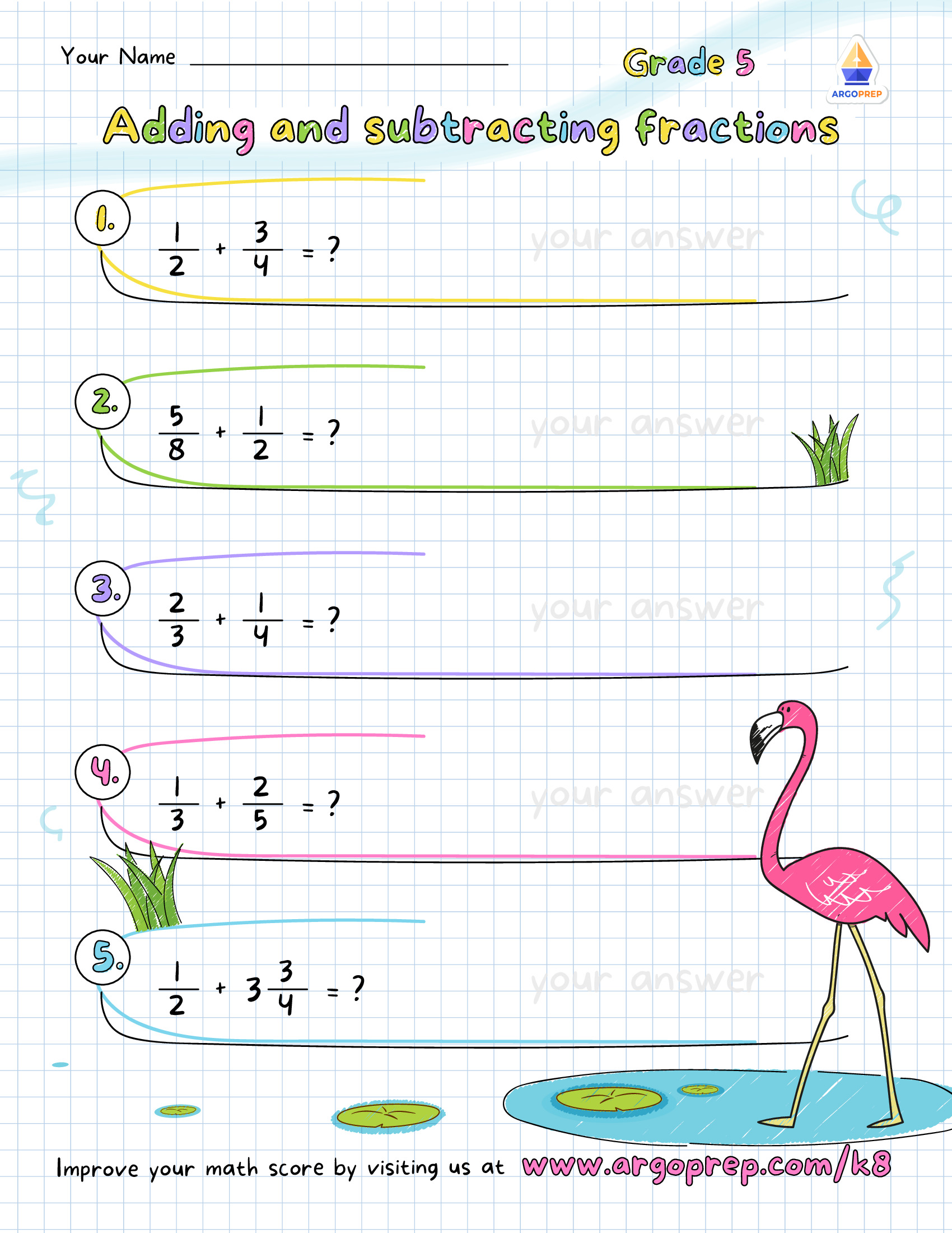 Flamingos and Fractions