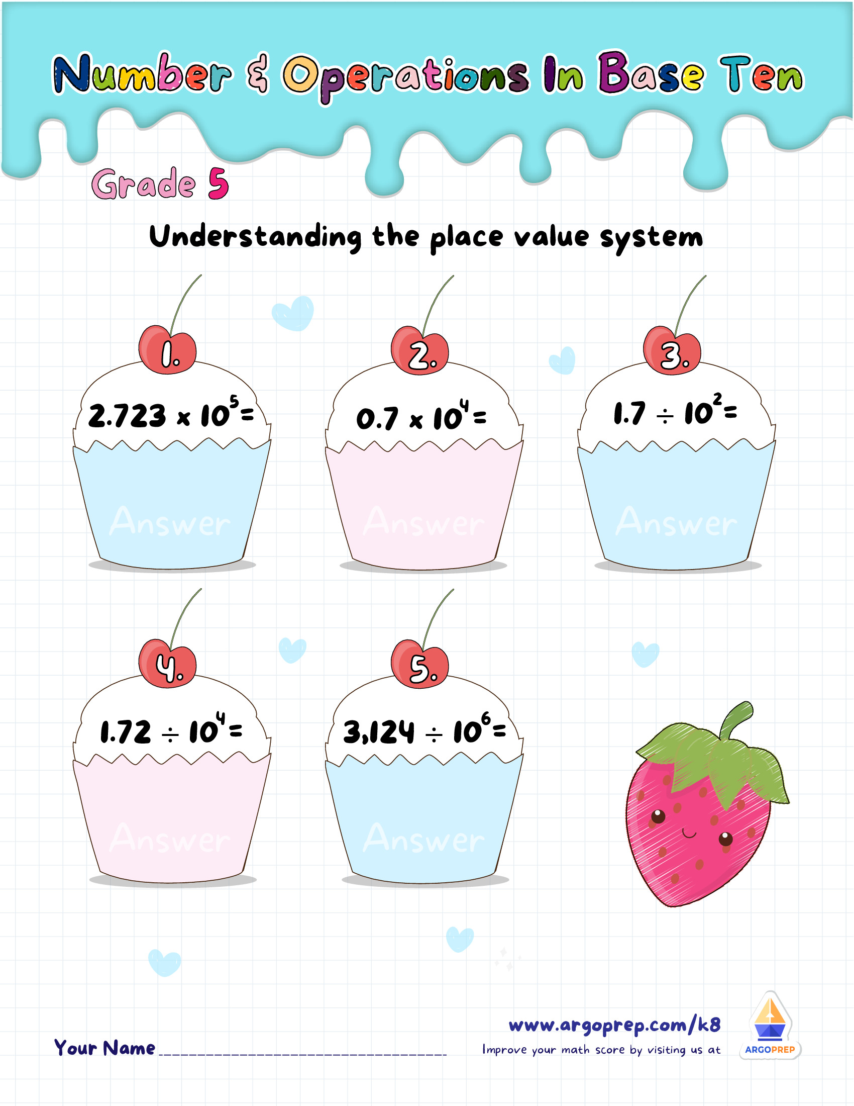 Berry Sweet Place Value