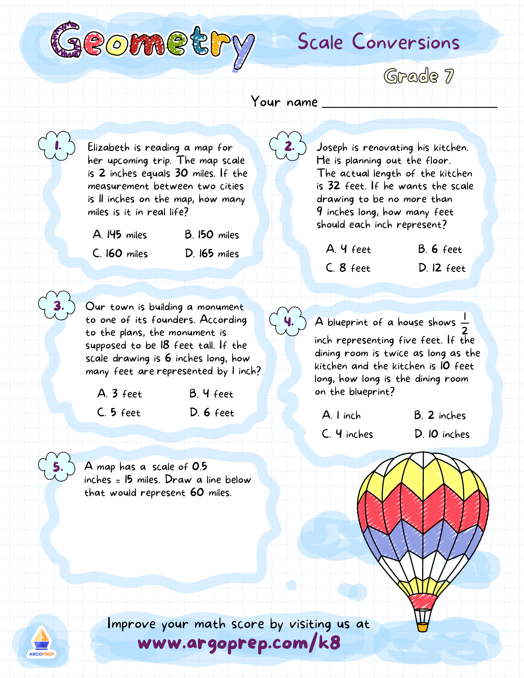 Hot Air Balloon Geometry