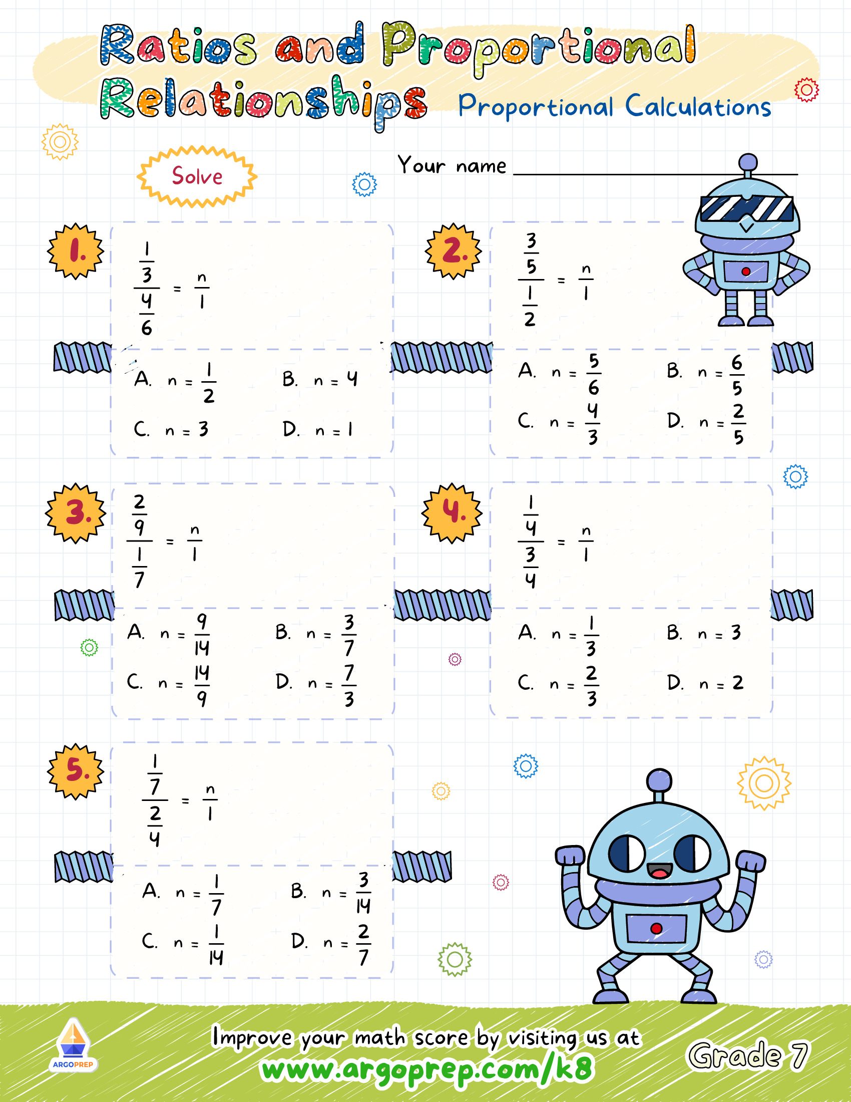 Rad Robot Proportional Calculations
