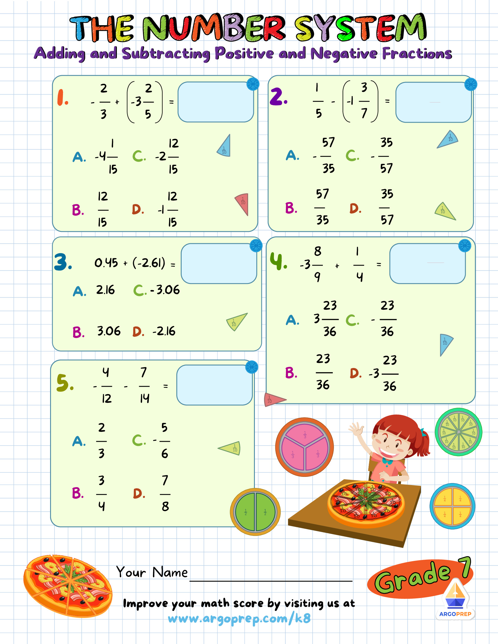 Piecing Together Fractions and Decimals