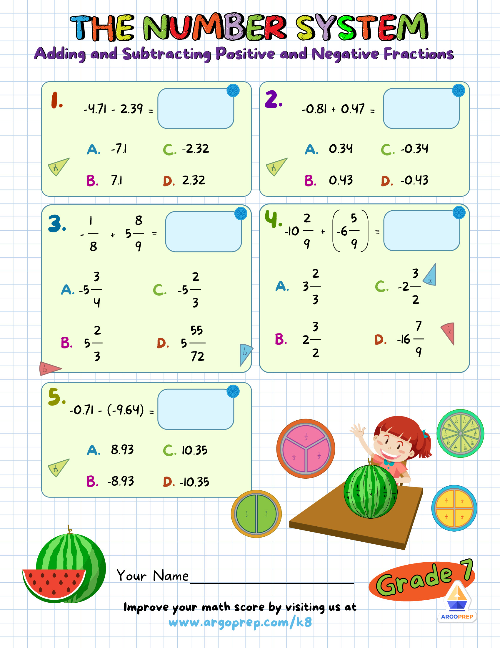 All about Decimals and Fractions