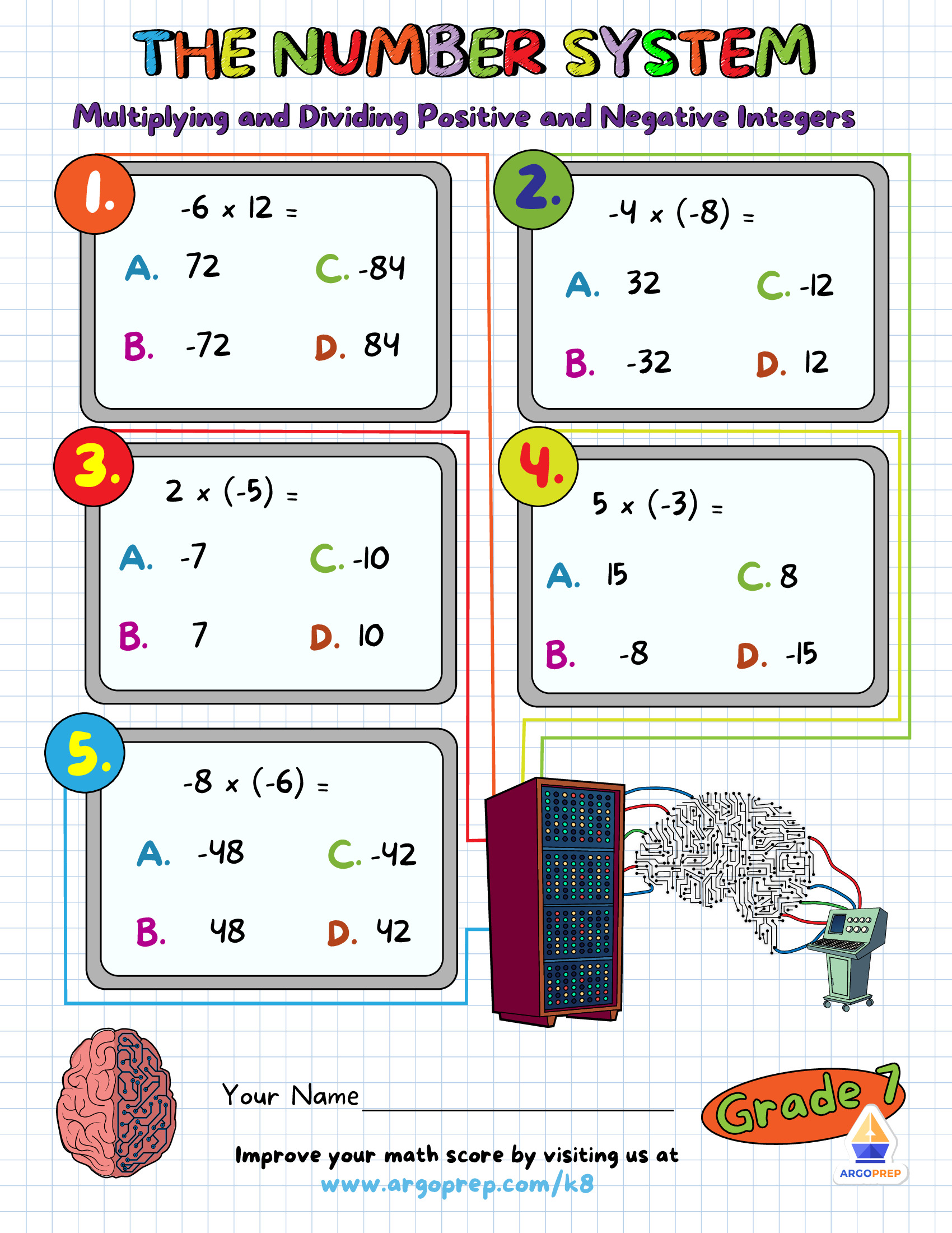 Positives and Negatives Brain Challenge