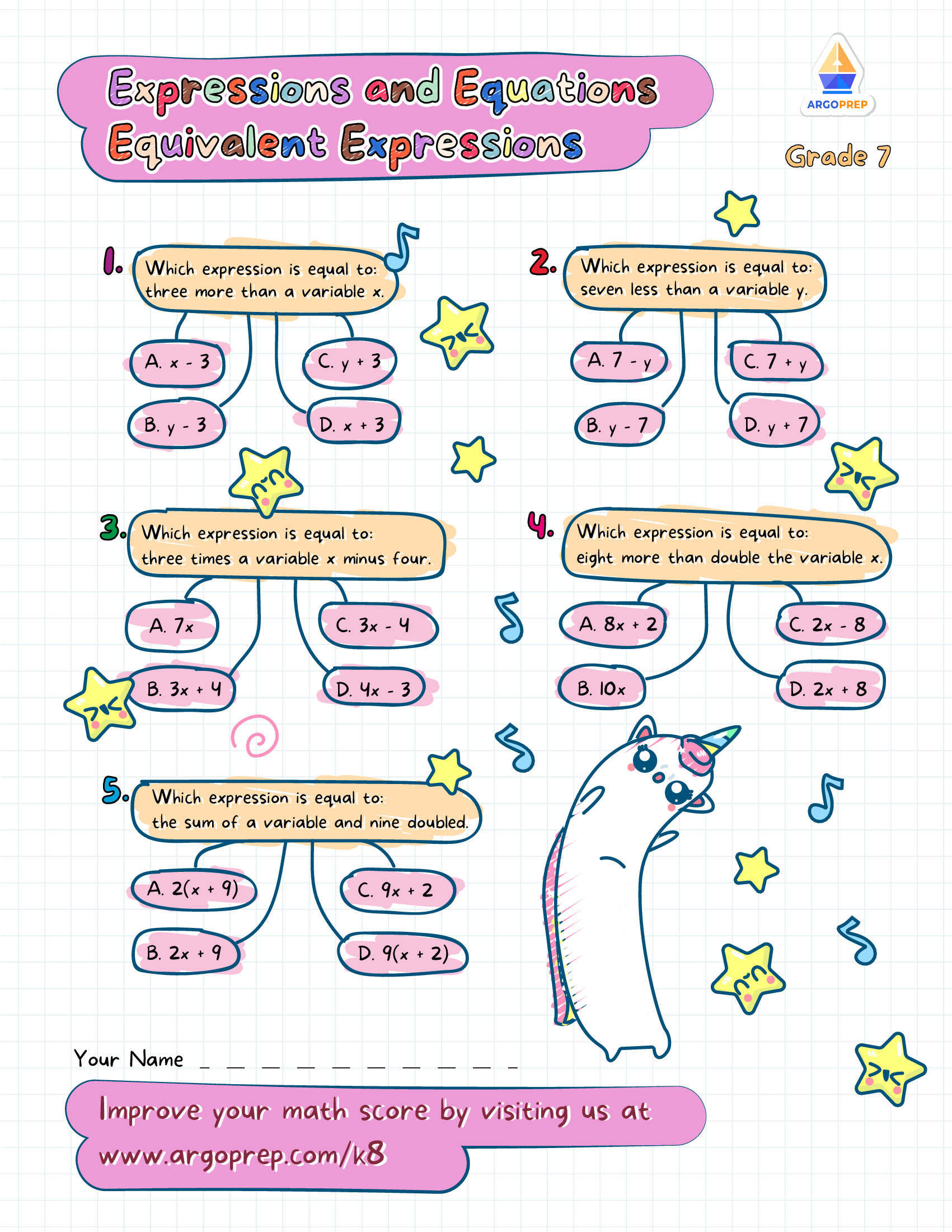 Various Variables