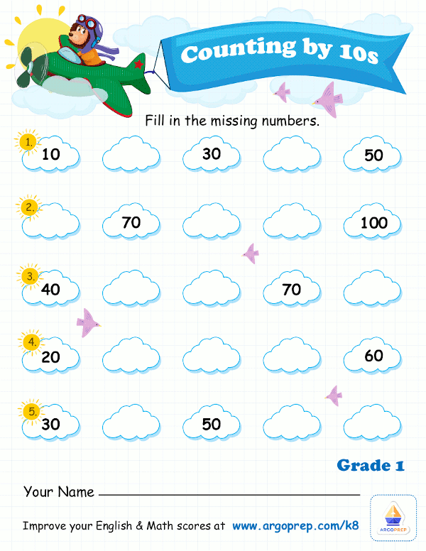Cloud Counting by Tens