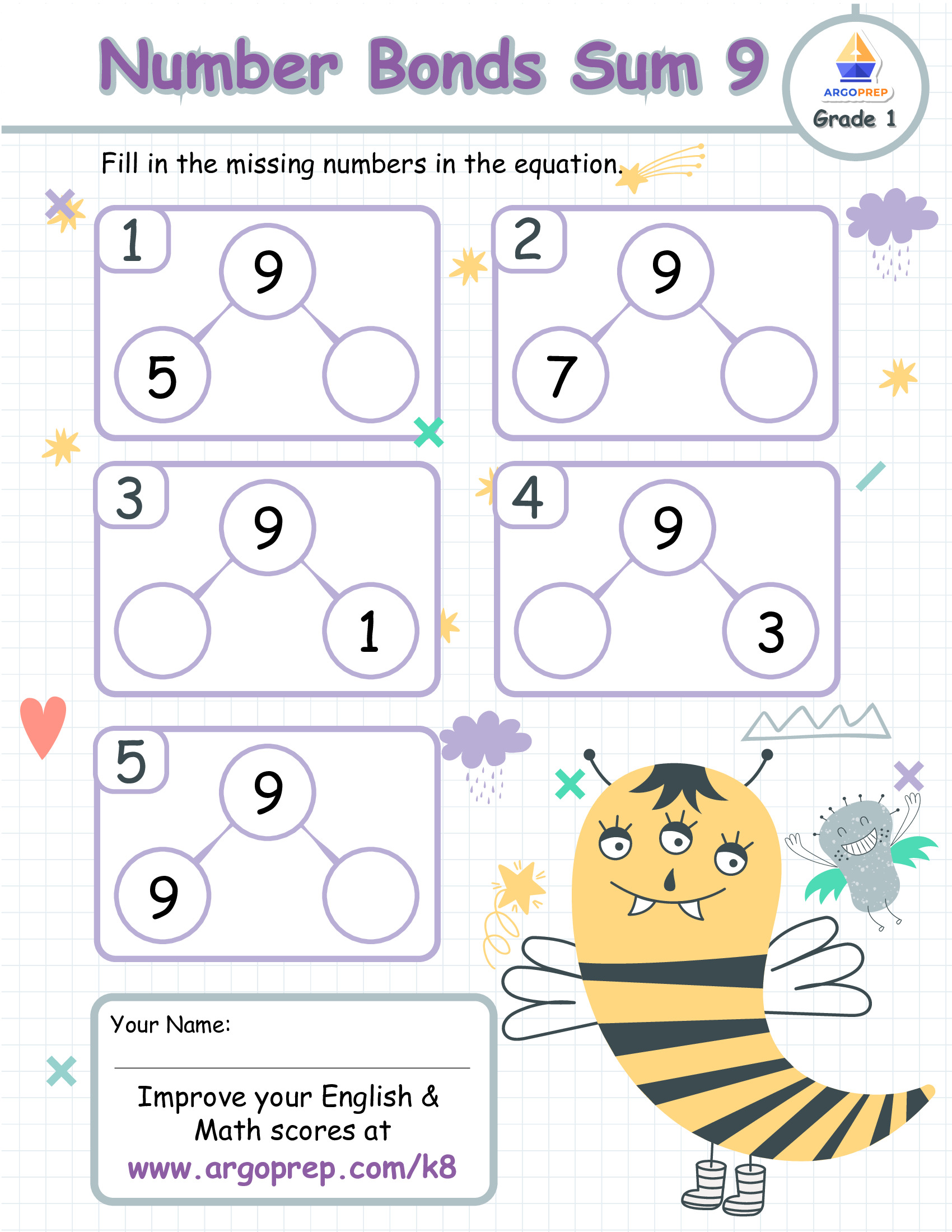 The Three-Eyed Number Bee
