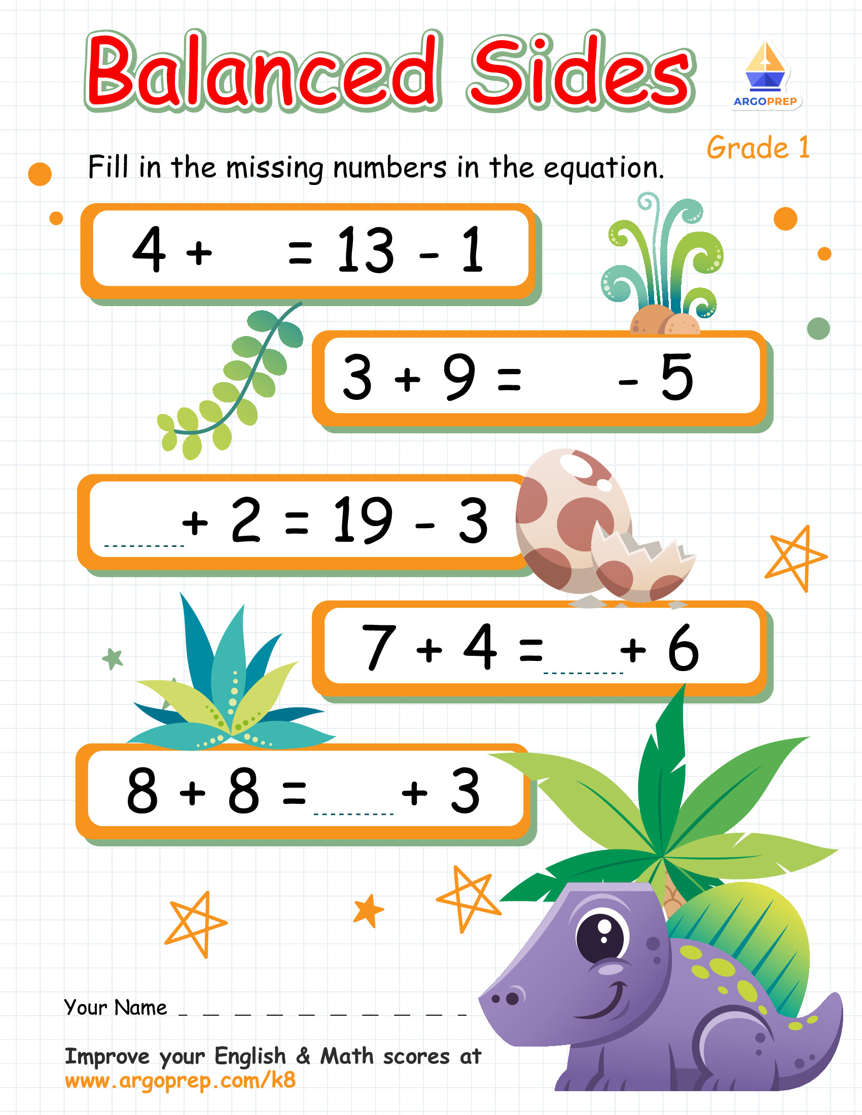 Balancing Numbers with Baby Dinosaur