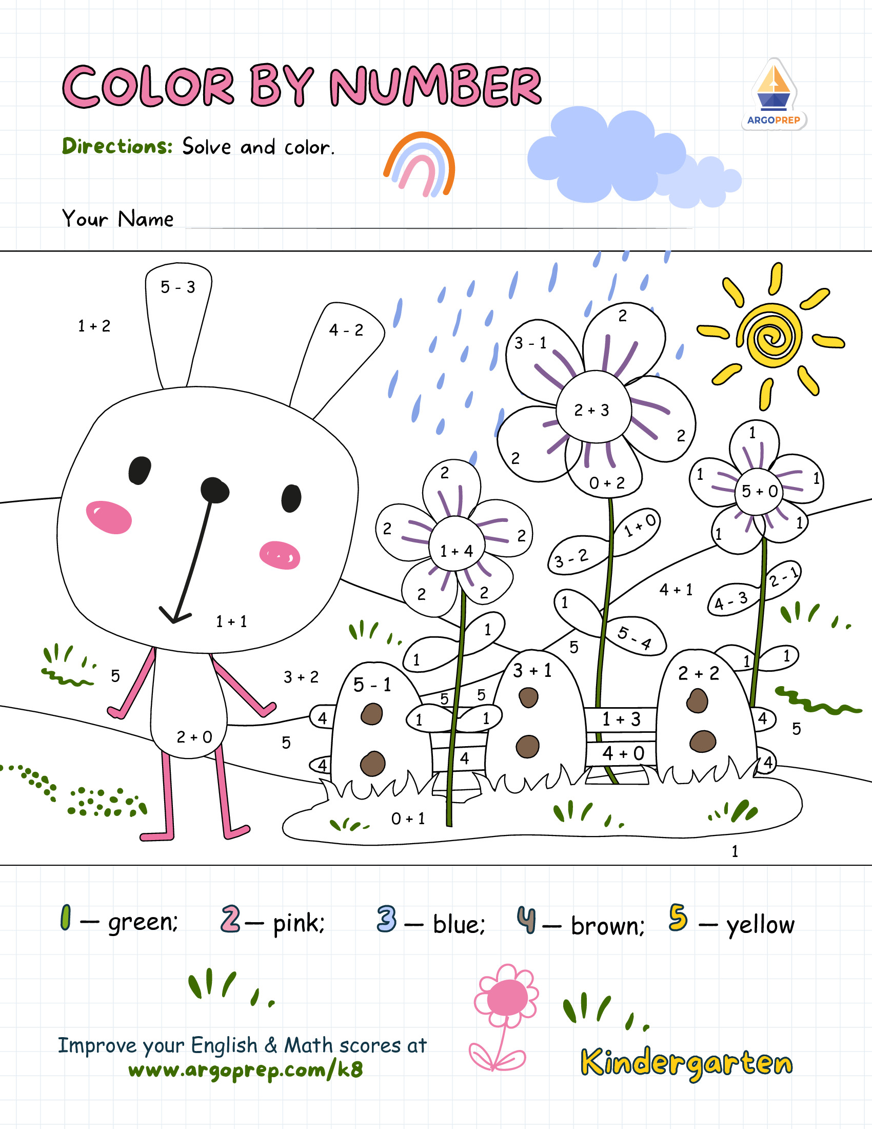 Sunny Bunny's Hoppy Math
