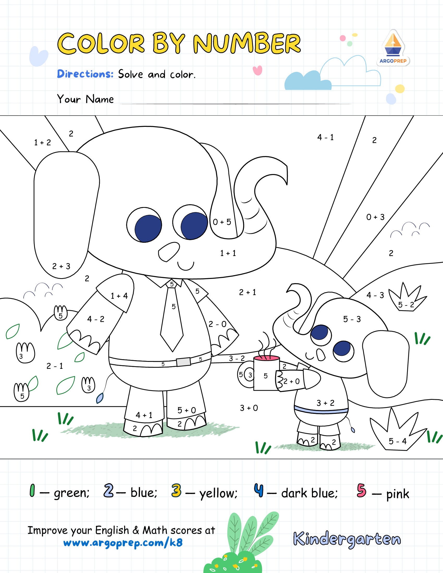 Elephant Elephun with Sums and Differences