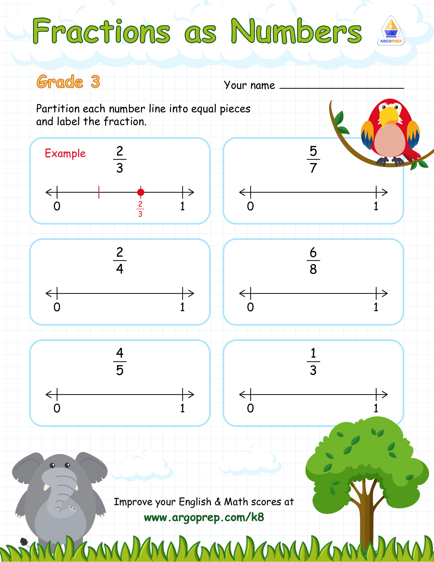 "You"can Organize These "Elefractions"