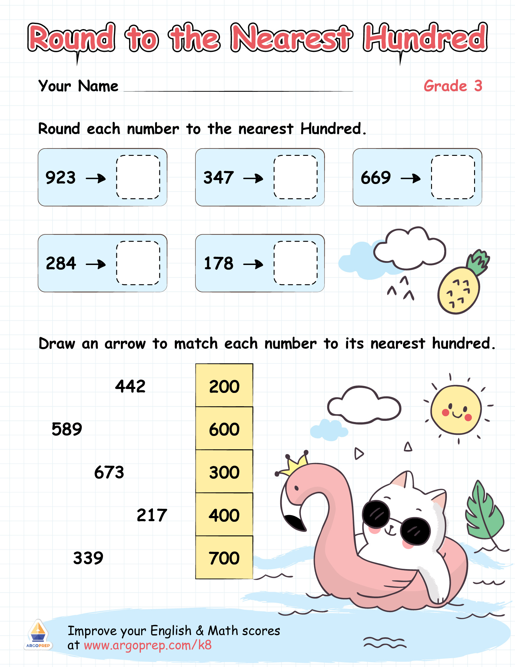 Rounding with Sunshine Cat